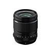 Fujinon XF18mm F1.4 R LM WR Objektiv auf weißem Hintergrund.