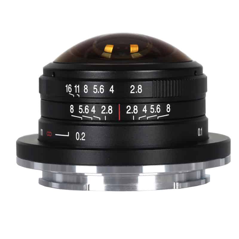 LAOWA 4mm F2.8 Fisheye Objektiv für kreative Fotografie.