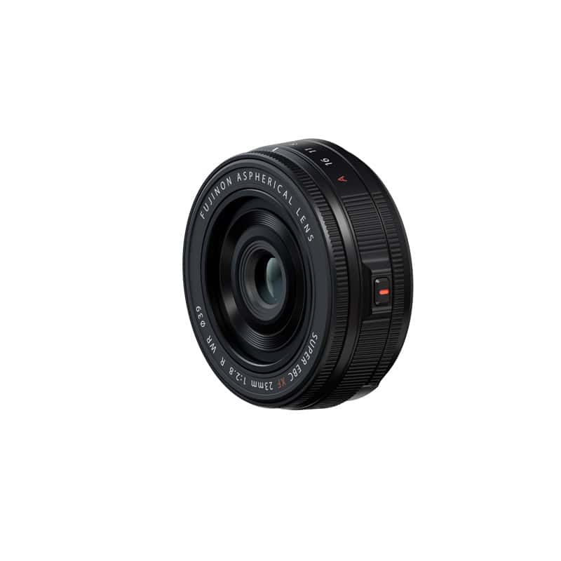 Fujinon XF23mm F2.8 R WR Weitwinkelobjektiv für Fujifilm Kameras.